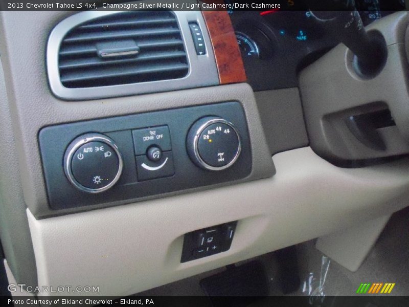 Champagne Silver Metallic / Light Cashmere/Dark Cashmere 2013 Chevrolet Tahoe LS 4x4