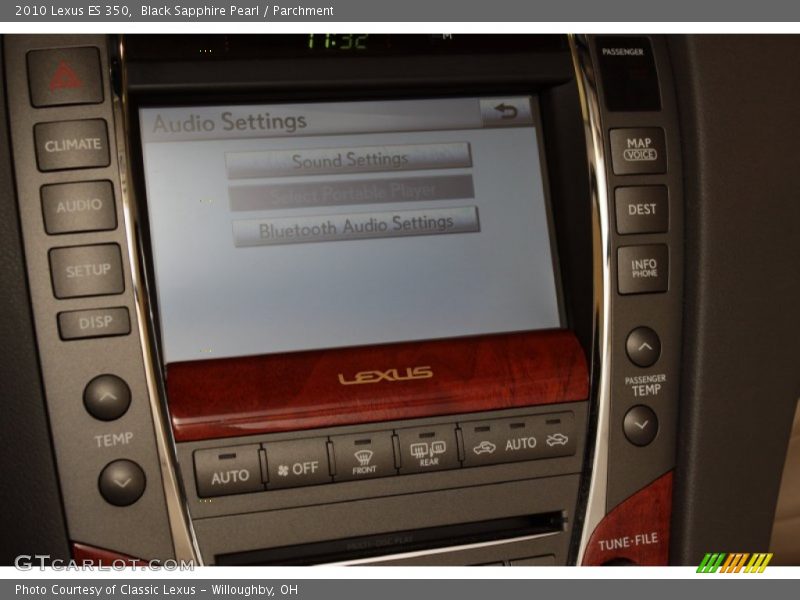 Black Sapphire Pearl / Parchment 2010 Lexus ES 350