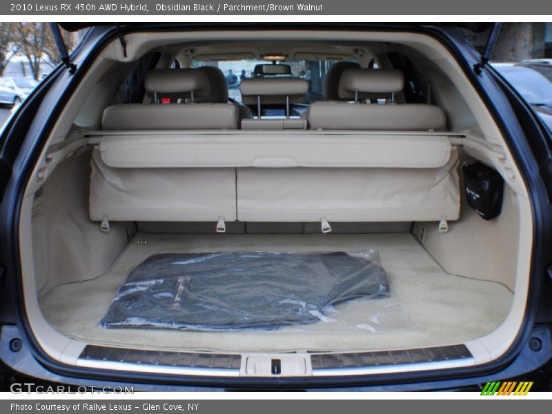 Obsidian Black / Parchment/Brown Walnut 2010 Lexus RX 450h AWD Hybrid