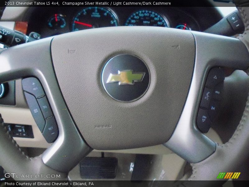 Champagne Silver Metallic / Light Cashmere/Dark Cashmere 2013 Chevrolet Tahoe LS 4x4