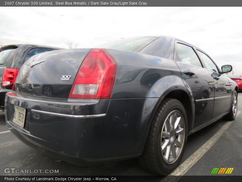 Steel Blue Metallic / Dark Slate Gray/Light Slate Gray 2007 Chrysler 300 Limited