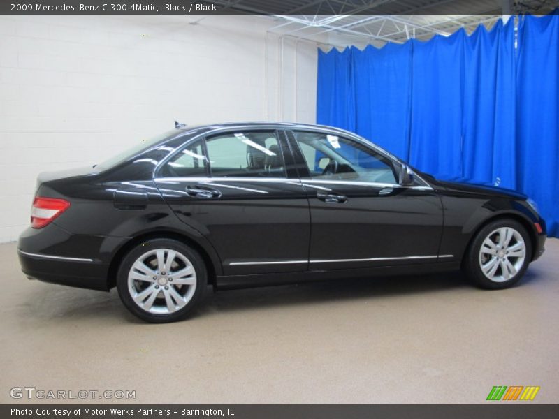 Black / Black 2009 Mercedes-Benz C 300 4Matic