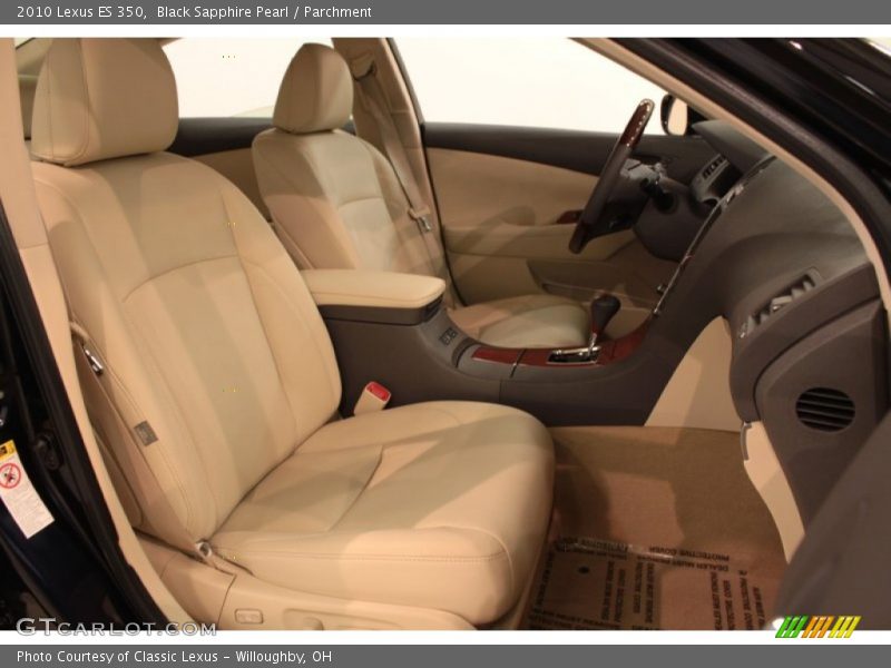 Black Sapphire Pearl / Parchment 2010 Lexus ES 350