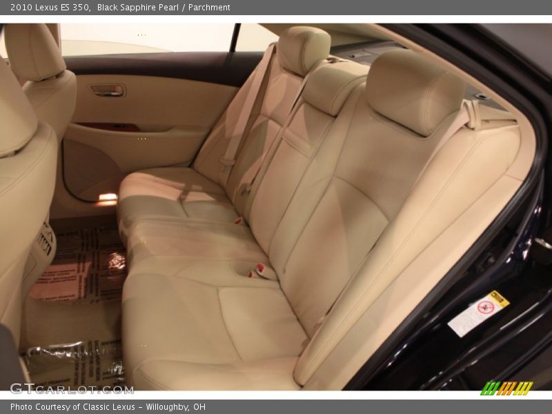 Black Sapphire Pearl / Parchment 2010 Lexus ES 350