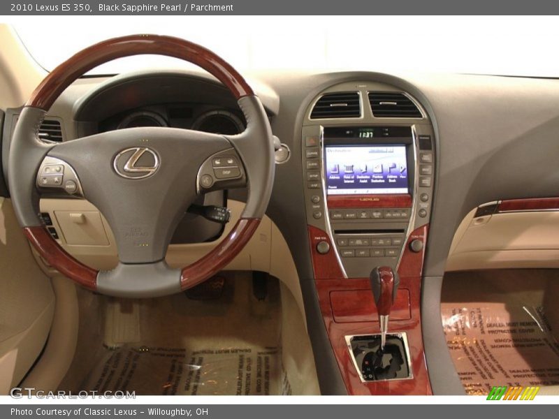 Black Sapphire Pearl / Parchment 2010 Lexus ES 350