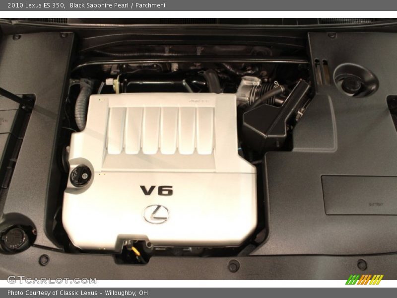 Black Sapphire Pearl / Parchment 2010 Lexus ES 350