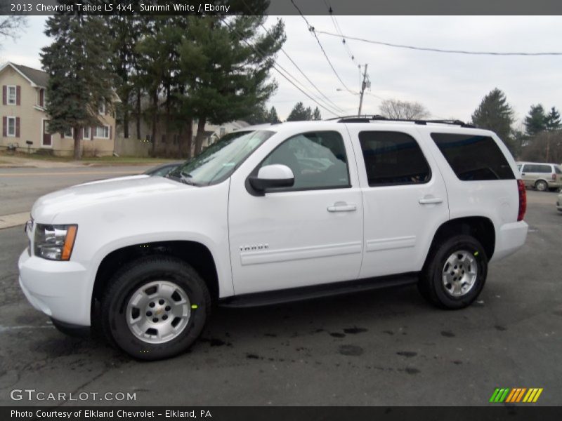 Summit White / Ebony 2013 Chevrolet Tahoe LS 4x4