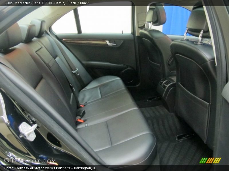Black / Black 2009 Mercedes-Benz C 300 4Matic