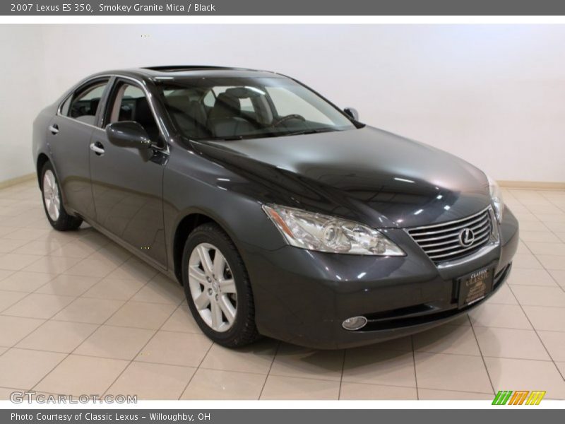 Smokey Granite Mica / Black 2007 Lexus ES 350