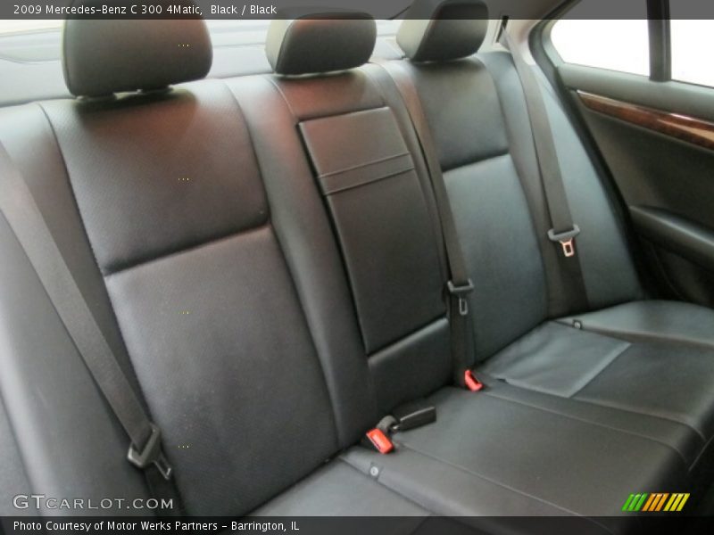 Black / Black 2009 Mercedes-Benz C 300 4Matic