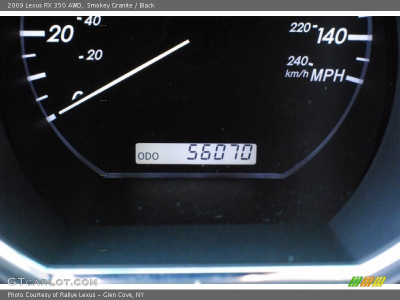 Smokey Granite / Black 2009 Lexus RX 350 AWD