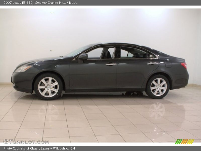 Smokey Granite Mica / Black 2007 Lexus ES 350