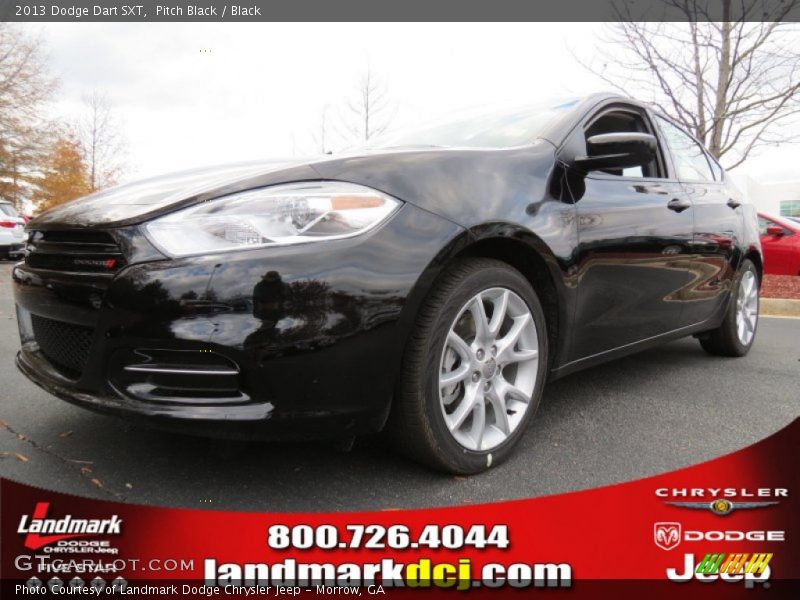 Pitch Black / Black 2013 Dodge Dart SXT