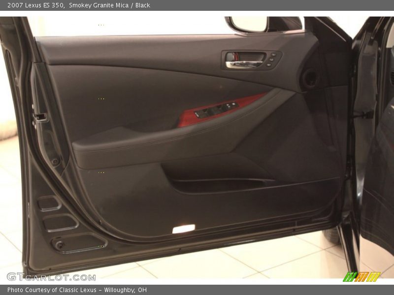 Smokey Granite Mica / Black 2007 Lexus ES 350