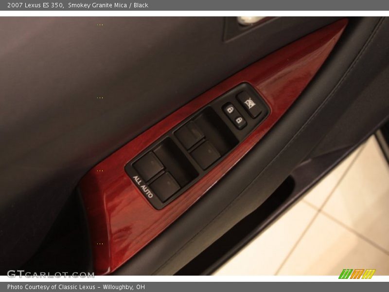 Smokey Granite Mica / Black 2007 Lexus ES 350