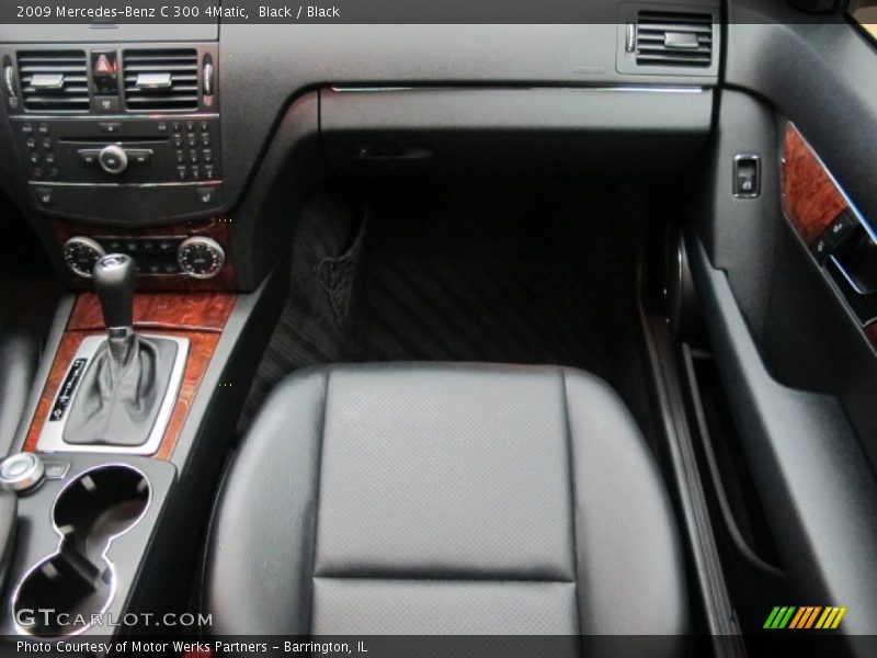 Black / Black 2009 Mercedes-Benz C 300 4Matic