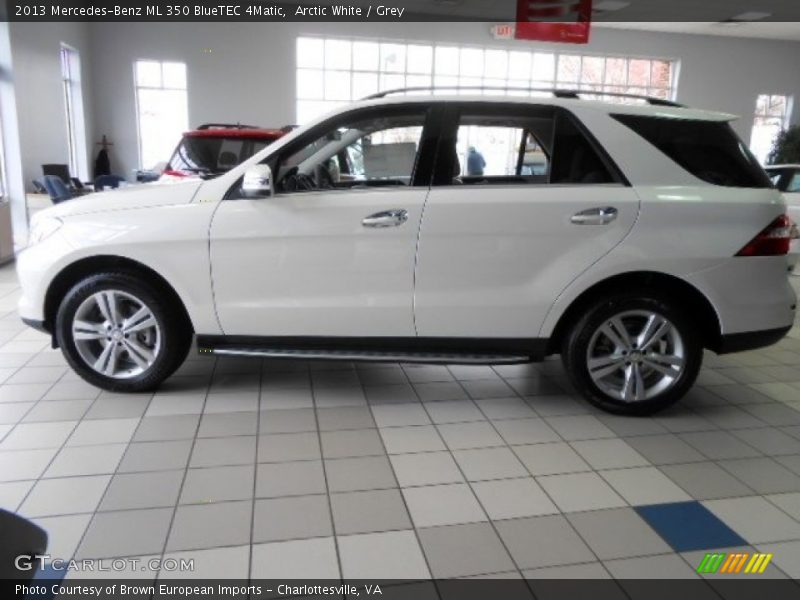 Arctic White / Grey 2013 Mercedes-Benz ML 350 BlueTEC 4Matic