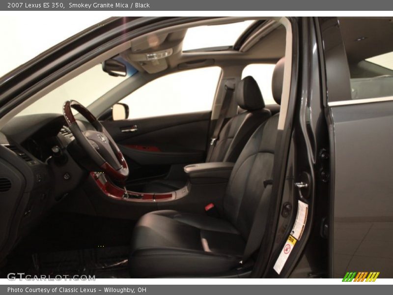 Smokey Granite Mica / Black 2007 Lexus ES 350