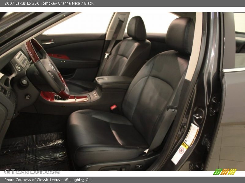 Smokey Granite Mica / Black 2007 Lexus ES 350