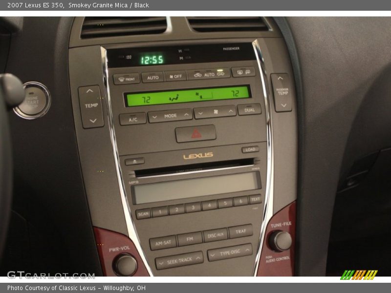 Smokey Granite Mica / Black 2007 Lexus ES 350