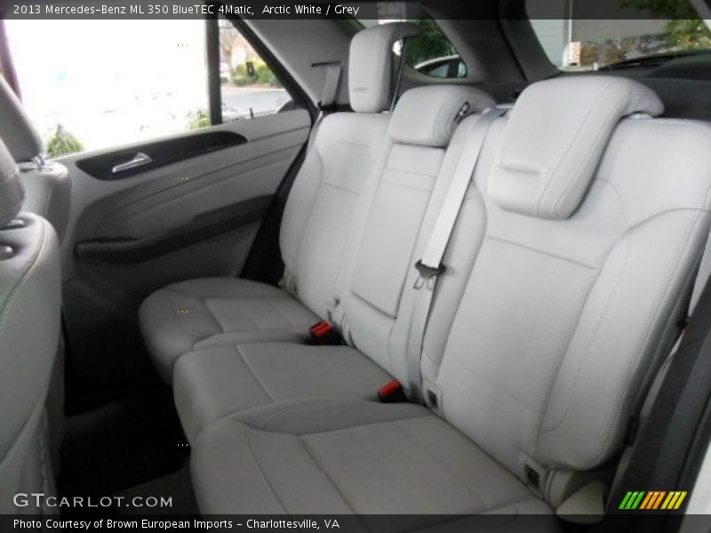 Arctic White / Grey 2013 Mercedes-Benz ML 350 BlueTEC 4Matic