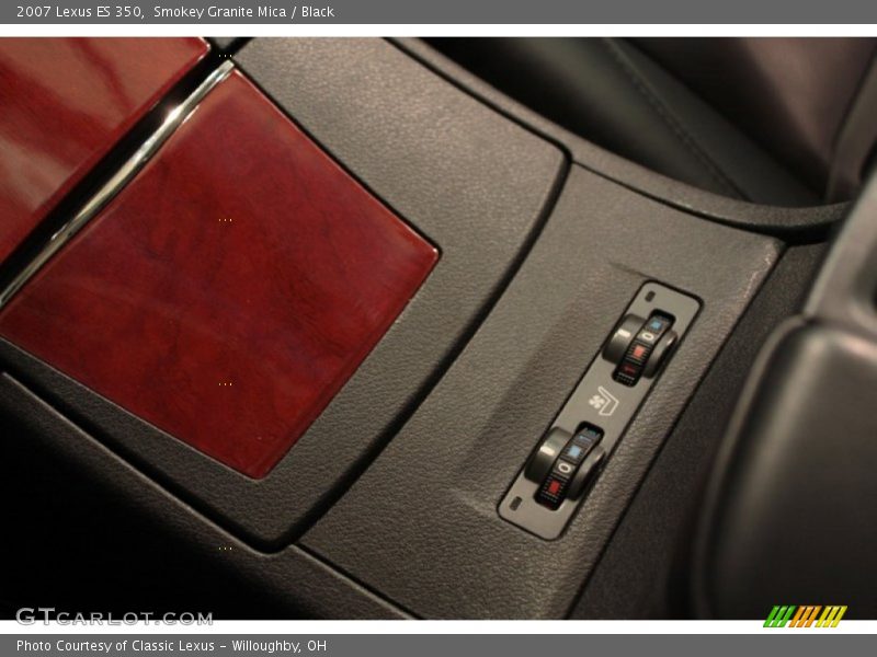 Smokey Granite Mica / Black 2007 Lexus ES 350