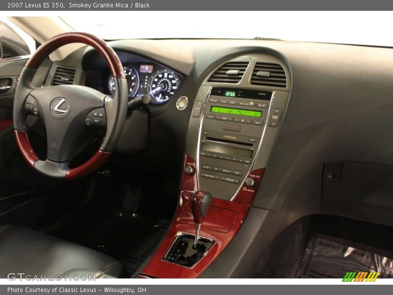 Smokey Granite Mica / Black 2007 Lexus ES 350