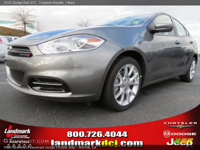 Tungsten Metallic / Black 2013 Dodge Dart SXT