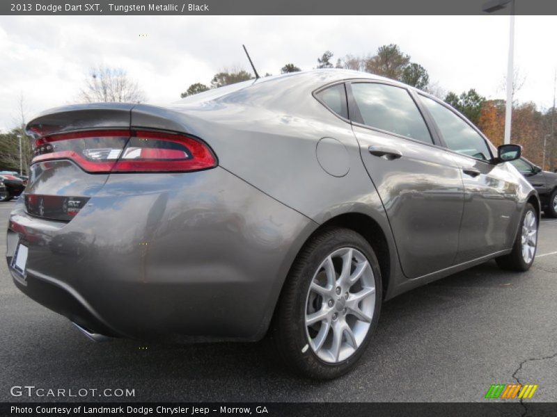 Tungsten Metallic / Black 2013 Dodge Dart SXT