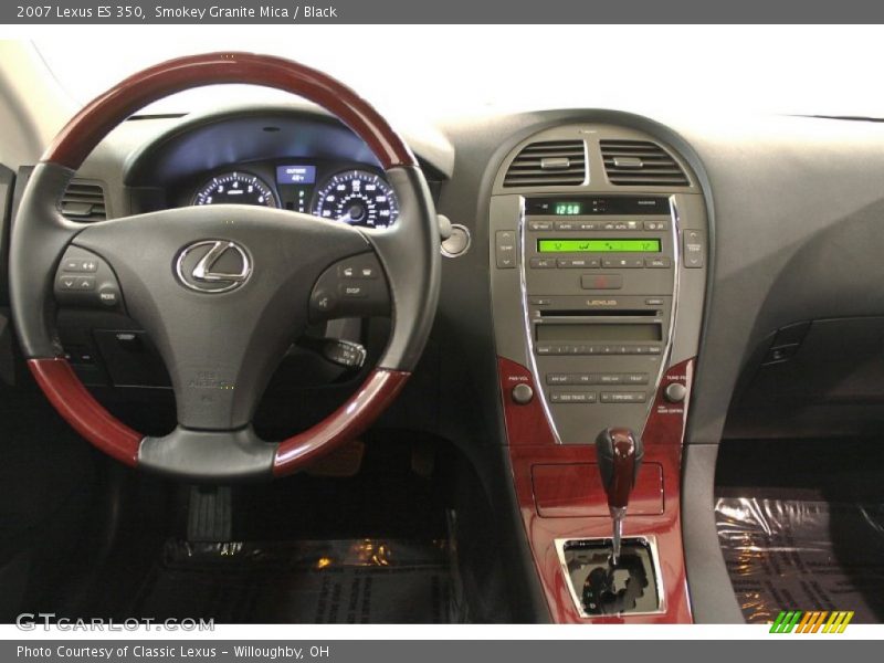 Smokey Granite Mica / Black 2007 Lexus ES 350