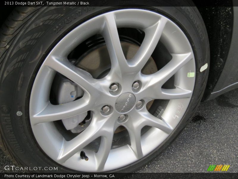 Tungsten Metallic / Black 2013 Dodge Dart SXT