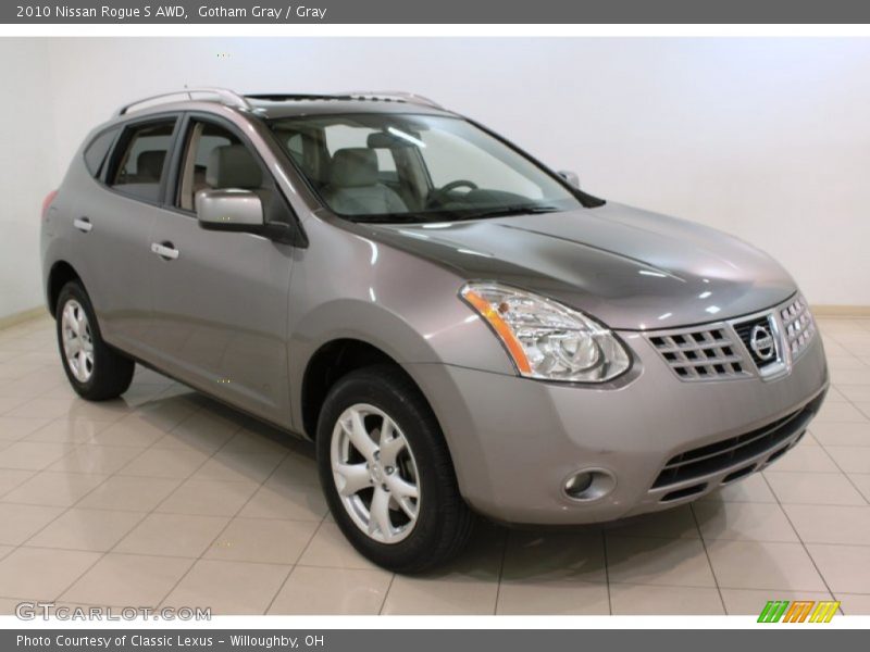 Gotham Gray / Gray 2010 Nissan Rogue S AWD