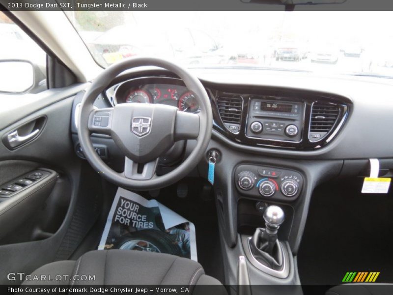 Tungsten Metallic / Black 2013 Dodge Dart SXT