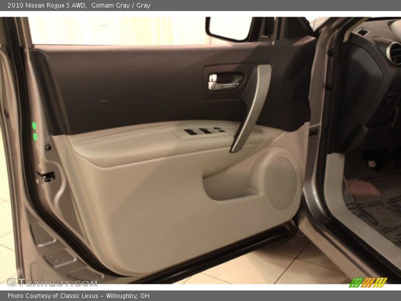 Gotham Gray / Gray 2010 Nissan Rogue S AWD