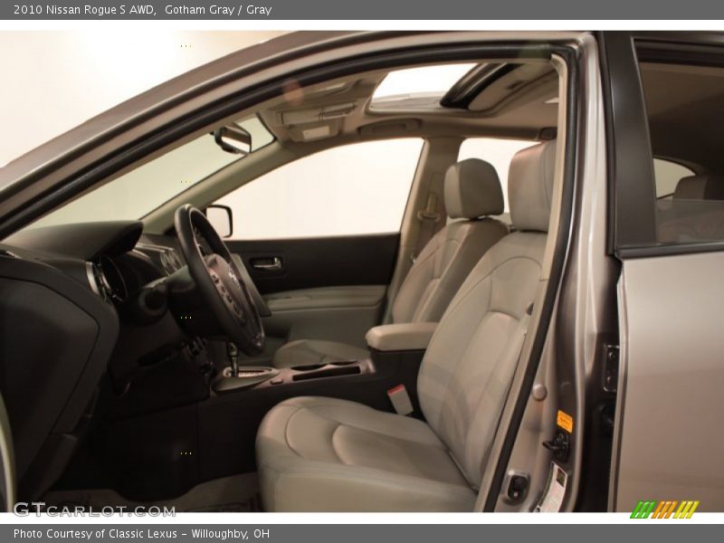 Gotham Gray / Gray 2010 Nissan Rogue S AWD