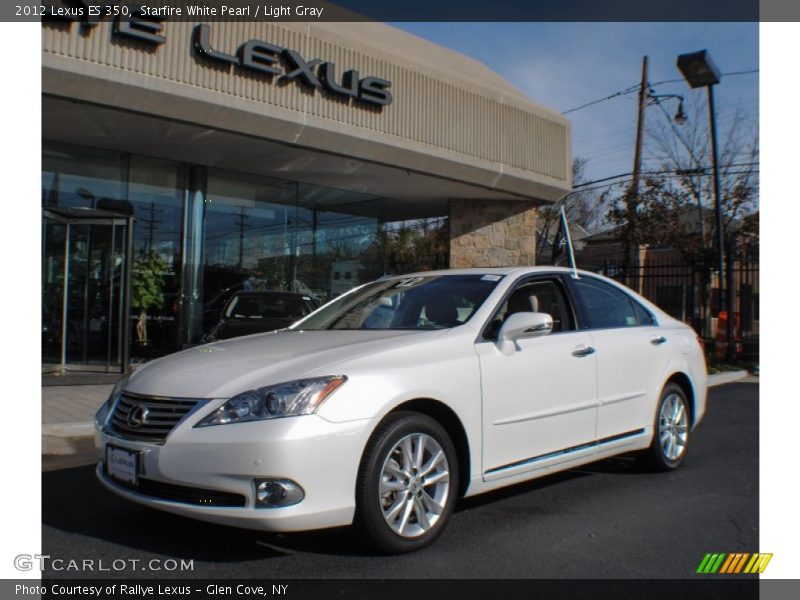Starfire White Pearl / Light Gray 2012 Lexus ES 350