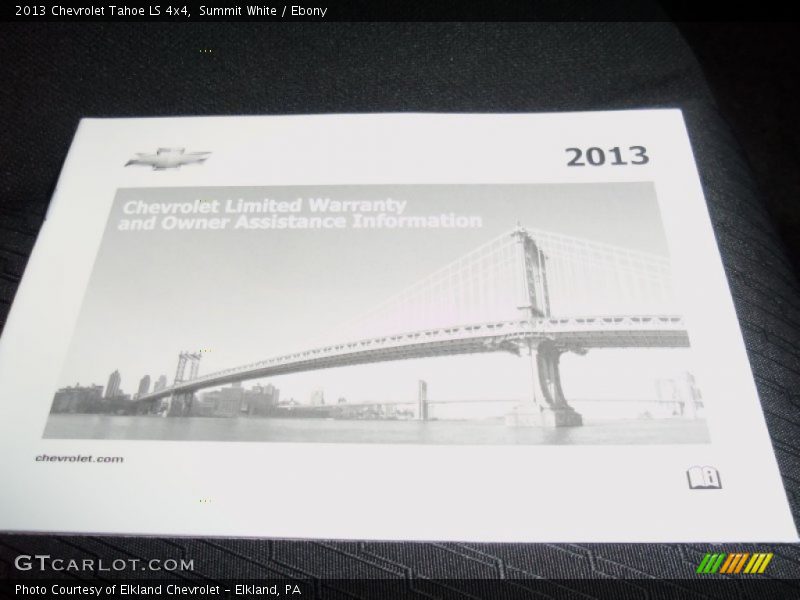 Summit White / Ebony 2013 Chevrolet Tahoe LS 4x4