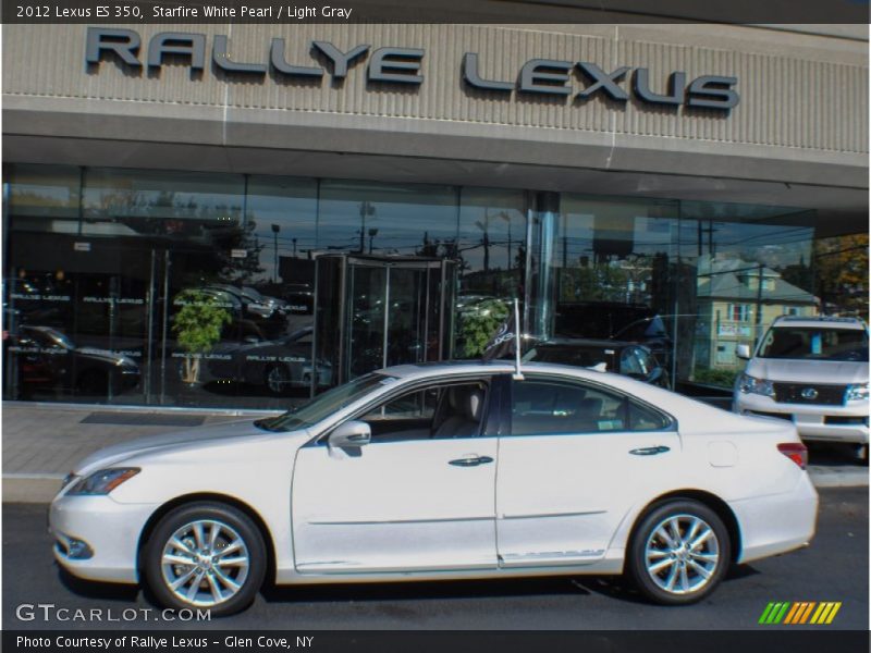 Starfire White Pearl / Light Gray 2012 Lexus ES 350