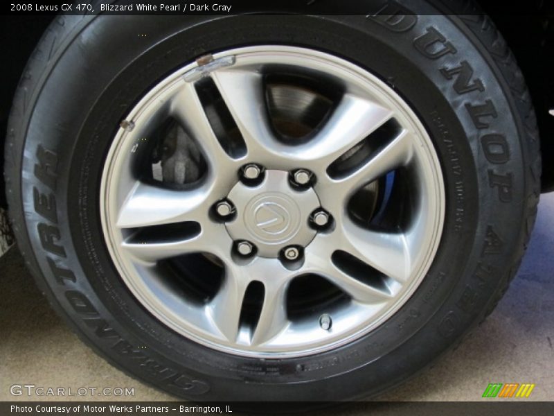 Blizzard White Pearl / Dark Gray 2008 Lexus GX 470