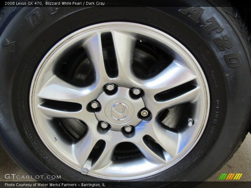 Blizzard White Pearl / Dark Gray 2008 Lexus GX 470
