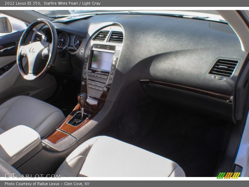 Starfire White Pearl / Light Gray 2012 Lexus ES 350