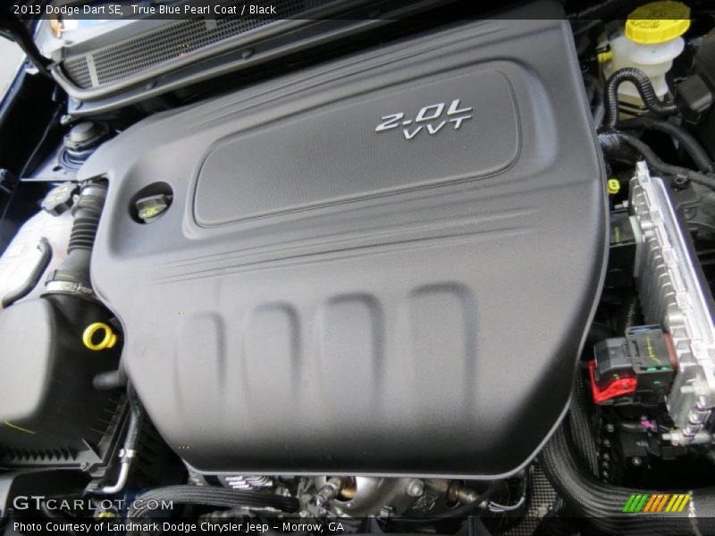 True Blue Pearl Coat / Black 2013 Dodge Dart SE