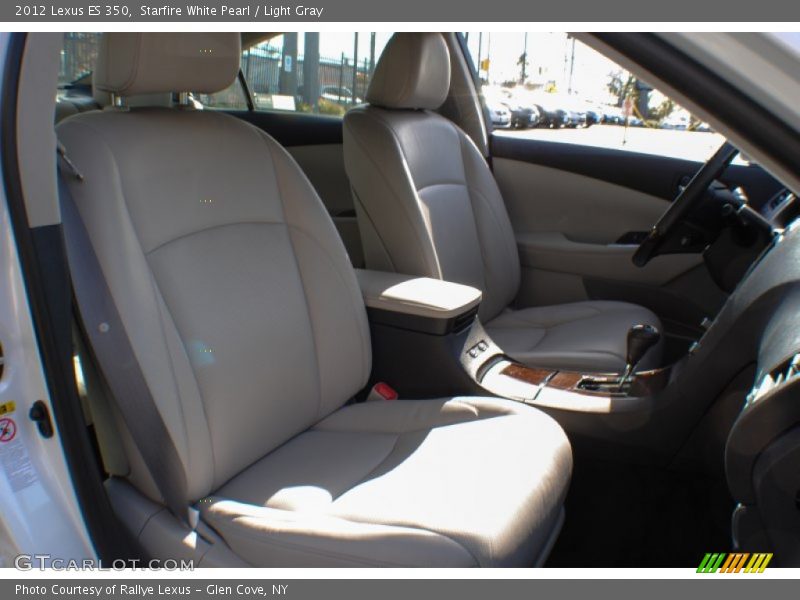 Starfire White Pearl / Light Gray 2012 Lexus ES 350
