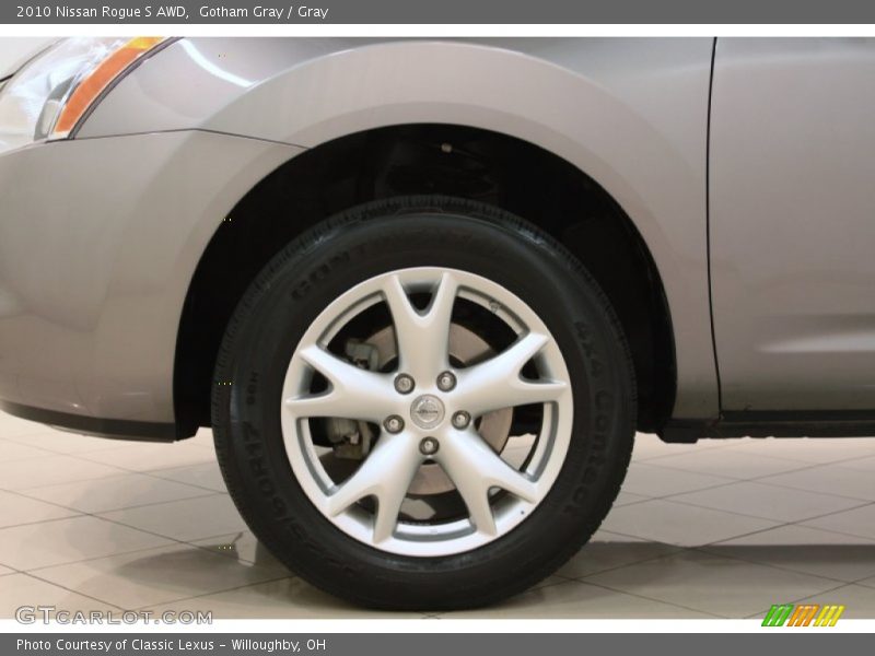 Gotham Gray / Gray 2010 Nissan Rogue S AWD