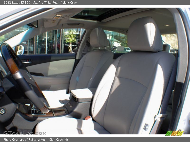 Starfire White Pearl / Light Gray 2012 Lexus ES 350