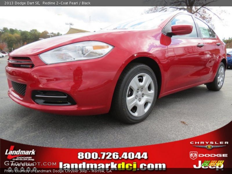 Redline 2-Coat Pearl / Black 2013 Dodge Dart SE