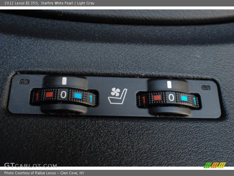 Starfire White Pearl / Light Gray 2012 Lexus ES 350