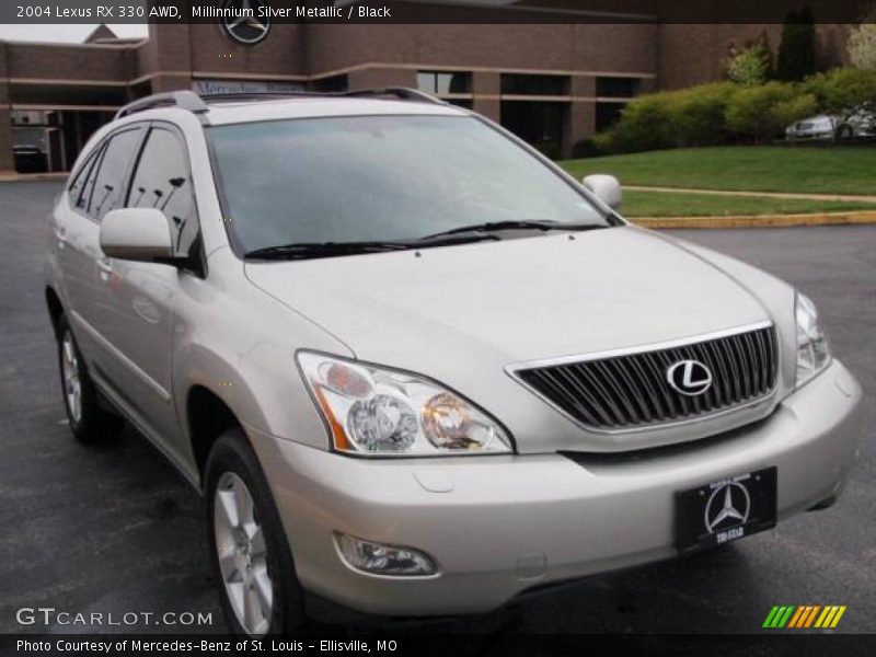 Millinnium Silver Metallic / Black 2004 Lexus RX 330 AWD