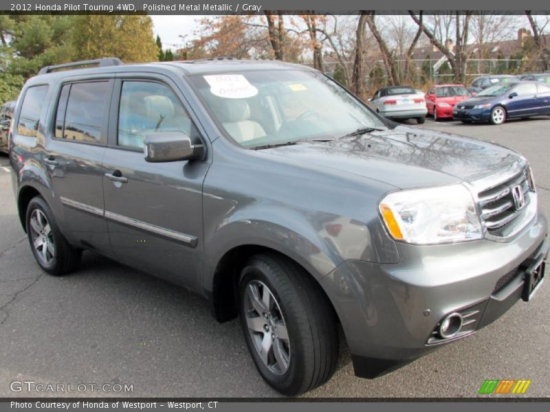 Polished Metal Metallic / Gray 2012 Honda Pilot Touring 4WD
