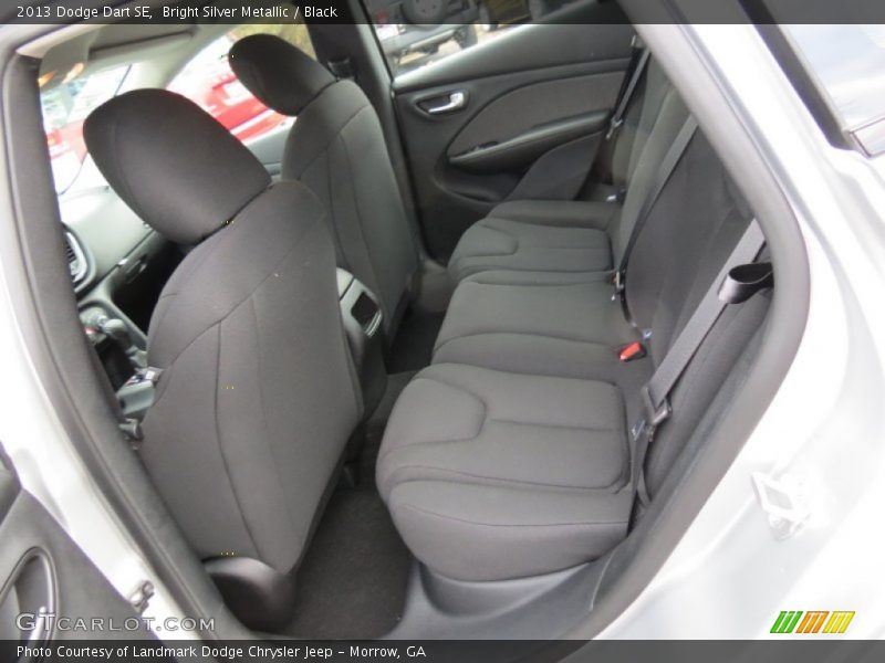 Bright Silver Metallic / Black 2013 Dodge Dart SE